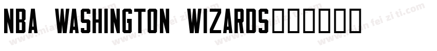 NBA Washington Wizards字体转换